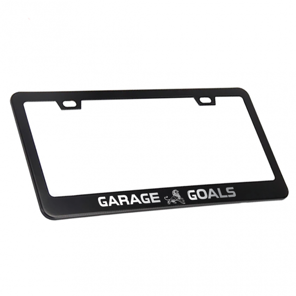 Garage Goals License Plate Frame